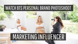 Watch BTS Personal Brand Photoshoot with Marketing Influencer