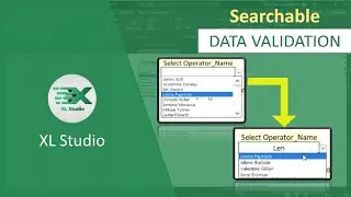 Excel - Searchable Data Validation List without VBA (Dropdown) | XL Studio
