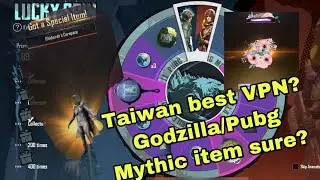 Best VPN taiwan,mythic sure?Godzilla set OP !spinning lucky draw and classic crate  | Pubg mobile |