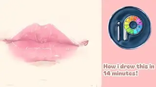 HOW TO DRAW ✨JUICY✨ LIPS IN MY STYLE! 👄🍮
