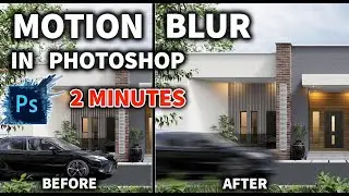 How To Create Motion Blur/ Animation Blur Effect/ Photoshop CC