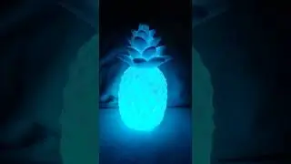 Pineapple LED Mood Light Changing Colors * A Gift From A Friend From 