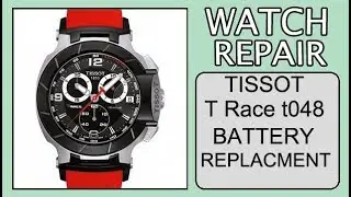 how to change battery of Tissot T Race T048.417.27.057.01