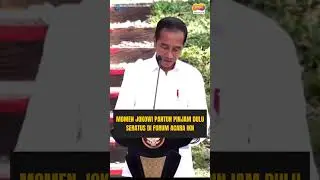 PRESIDEN JOKOWI PANTUN PINJAM DULU SERATUS DI FORUM IKN 