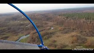 Полёт на аэрошюте над белорусским Полесьем р.Случь