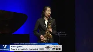 Miho Kiyokawa plays Étude 12   Douze Études Caprices by Eugène BOZZA