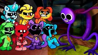 Purple Vs Smiling Critters, Poppy Playtime Chapter 3 Friday Night Funkin' (FNF Mod/Poppy Playtime 3)