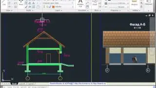 Оформление и печать из рабочего поля в AutoCad 2011