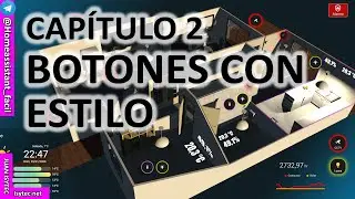 Home Assistant UI 3D Button Card para los botones - La mejor Interfaz UI layout para Home Assistant