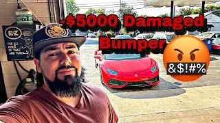 New Lamborghini Huracan Carbon Fiber Bumper Was Delivered Damaged!!!!/ Buyer Beware