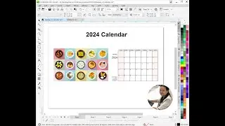 How to get calendar 2024 and Import to CorelDraw