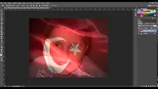 PhotoShop Öğreniyorum #2 - Fotoğrafın Önüne Türk Bayrağı Koyma