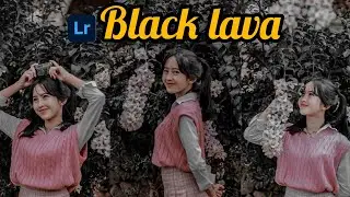 Tutorial edit foto terbaru ala selebgram Filter Black Lava || Lightroom Tutorial