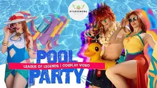 POOL PARTY Miss Fortune & Leona & Sett - League of Legends | Cosplay Video (4K UHD)