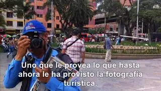 Fotografía turística en la Plaza de Botero - Medellín