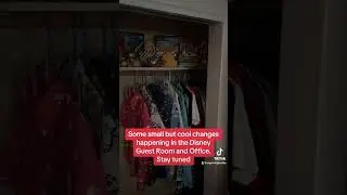 Some small but interesting changes happening in my Disney Themed Guest Room and  office. Stay tuned