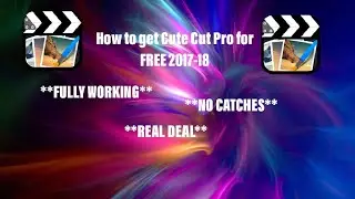 How to get Cute Cut Pro **FOR FREE** (IPHONE, IPAD, IPOD) **DECEMBER 2017** **WORKING FULLY**