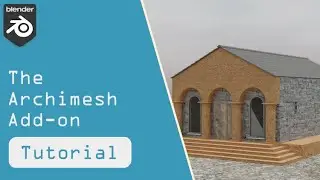 The Archimesh Add-on in Blender