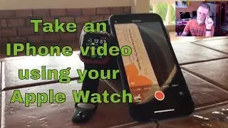 Using Apple Watch Series 4 to record iPhone Video