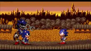 FNF Vs Sonic.exe Cover - Contrita Gigantum (Burning But EXE Vs Satanos)