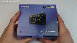 Canon Powershot SX 260 HS Unboxing German Deutsch [Full HD]