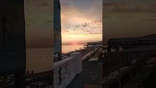 Закат в Лазаревске