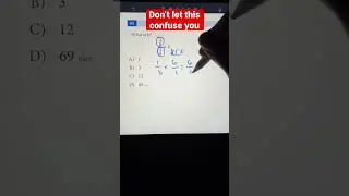 Solving Fractions Inside Fractions (Keep Change Flip) Algebra Math Trick 