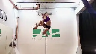 Pole Dance уроки. Райская птица(головой вверх)