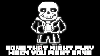 Song That Might Play When You Fight Sans Piano Arrangement - Undertale