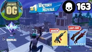 163 Eliminations OG Fortnite Reload | High Kill Gameplay | Keyboard & Mouse |
