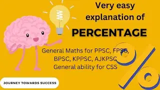 Percentage, very easy and unforgettable concepts (General Math and General ability series)