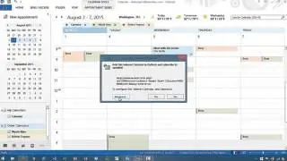 Subscribing to a Calendar in Outlook - IC3 GS5 Living Online tutorial