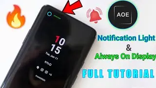 How To Enable Led Light On Notch | Always On Display | Enable Led Light Notification On Notch
