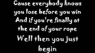Daniel Powter - lose to win lyrics