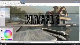 Creating My New Channel Art - Timelapse - OUTDATED