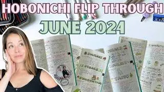 Flip Through my Hobonichi Weeks - June 2024 | Some new, some old, and some reimagined layouts