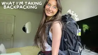 ASMR What I’m taking backpacking to Southeast Asia🎒