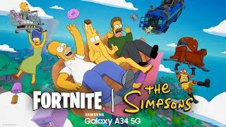 FORTNITE MOBILE x THE SIMPSONS SEASON - EN SAMSUNG GALAXY A34 5G - ONE UI 7 - ANDROID 15.
