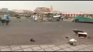 شاهد عاصفة 🌪️ تجتاح مراكش