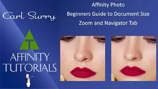 Affinity Photo - Beginners Guide - Document Size - Zoom and Navigation