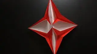 ASMR Silent Traditional Origami Pop-Up Star Tutorial
