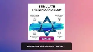 SHASHIBO cube Shape Shifting Box - Award-Winning,