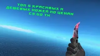 ТОП 5 САМЫХ КРАСИВЫХ И ДЕШЕВЫХ НОЖЕЙ ОТНОСИТЕЛЬНО CS:GO TM