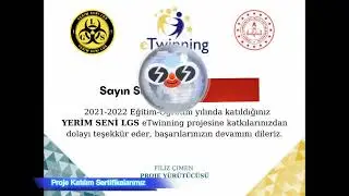 Proje Katılım Sertifikalarımız/ Yerim Seni LGS #etwinningproject