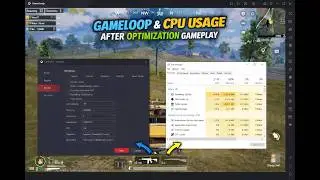PUBG Mobile Emulator 🔥 Gameloop & CPU Optimization Results (High FPS Gameplay)