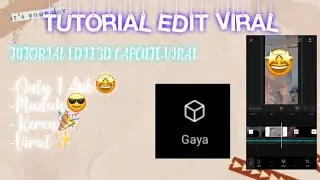 Tutorial Cara Edit Foto Bergerak Efek 3D Di Capcut