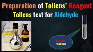 #Tollens test for aldehyde and ketone || #Silver-mirror test for aldehyde