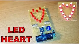 DIY Led Heart with NE555
