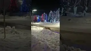Площадь в Новокуйбышевске 😍😍😍 #красота #площадь #зима #сердце