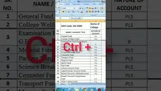 Excel shortcut tricks #shortvideo #computertricks #exceltricks #viralvideo #newshorts #trending